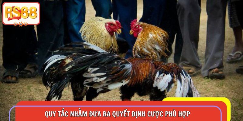 Hiểu rõ quy tắc nhằm đưa ra quyết định cược phù hợp nhất
